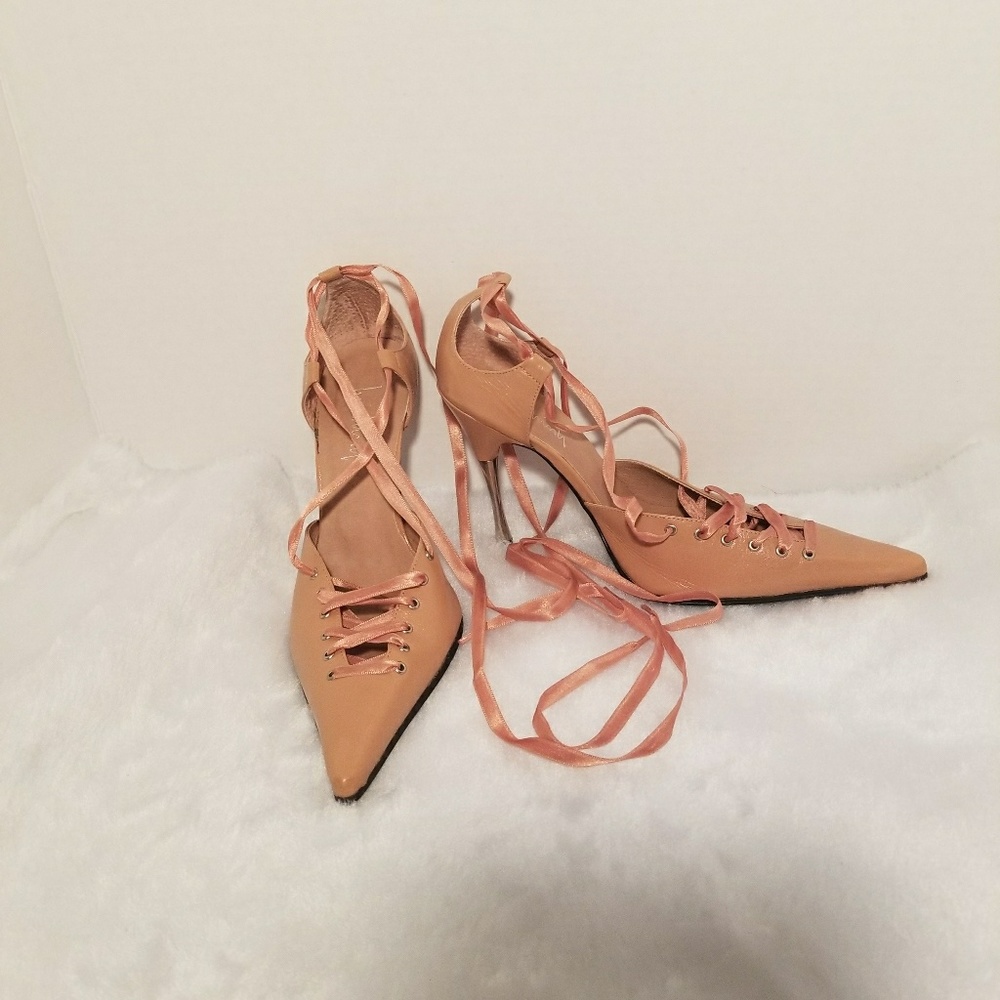 Lace up heels